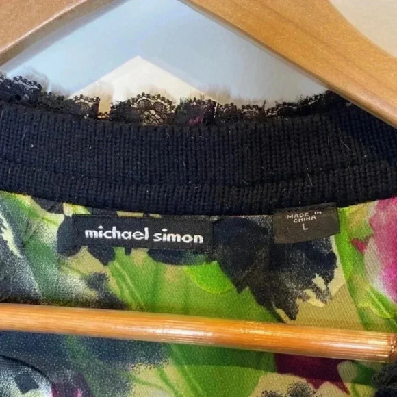 Michael Simon Womens Cotton Blend Cardigan - Picture 2 of 7